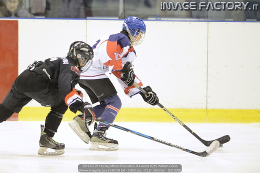 2015-02-07 Hockey Milano Rossoblu U14-Aosta 0210 William Golob